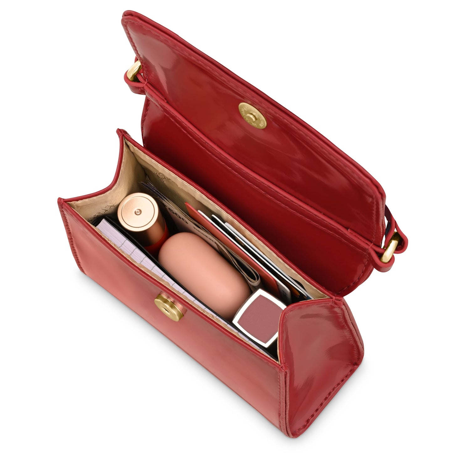 Fastrack Luscious Red Party Handheld Bag for Women | Bag for Casual Carry | Party Handbag