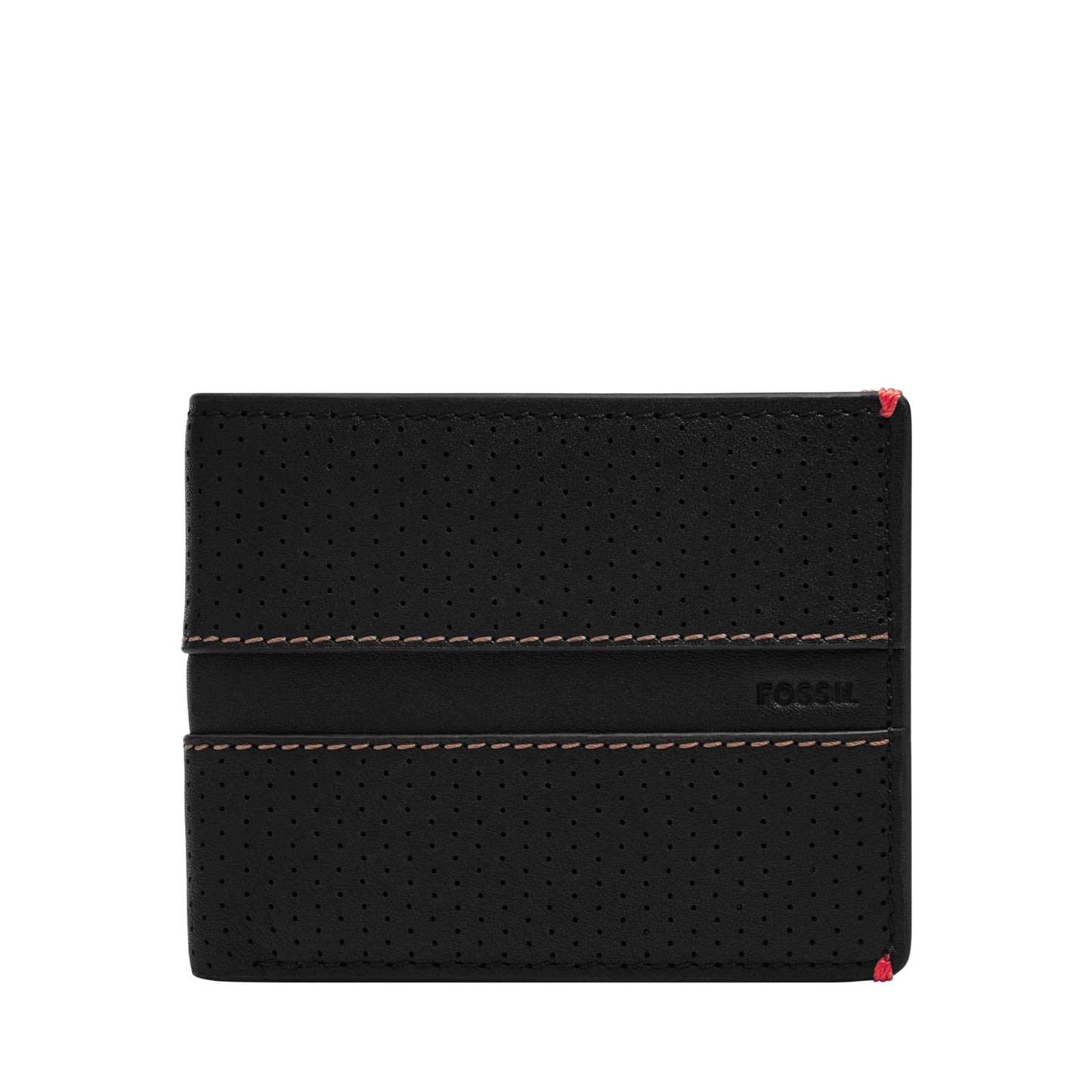 Fossil Mens Leather Sport Tourer Black Wallet ML4657001