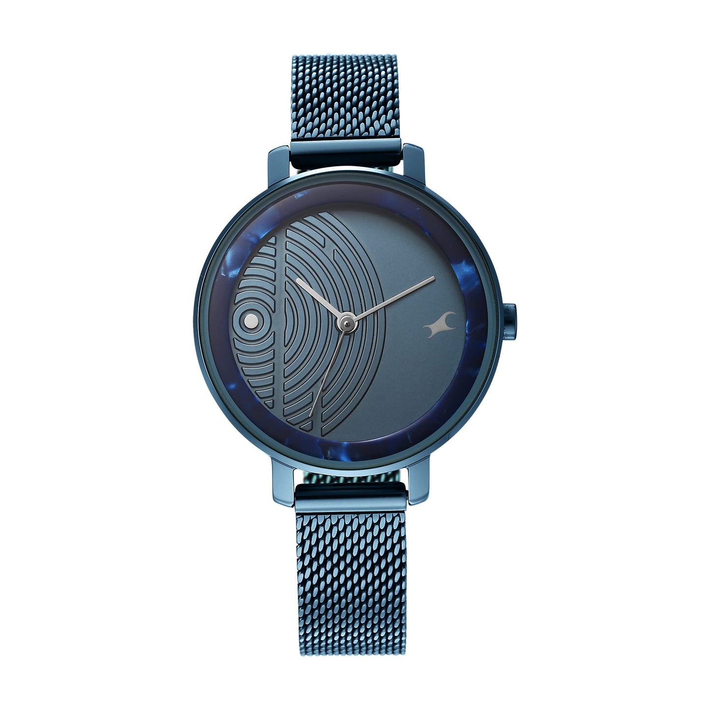 Fastrack Younique Quartz Analog Blue Dial Stainless Steel Strap Watch for Girls-NS6278QM01