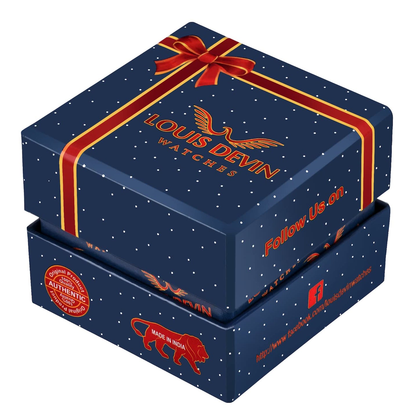 LOUIS DEVIN Rose Gold Plated Mesh Chain Analog Wrist Watch for Women (Blue Dial) | LD-RG162-BLU