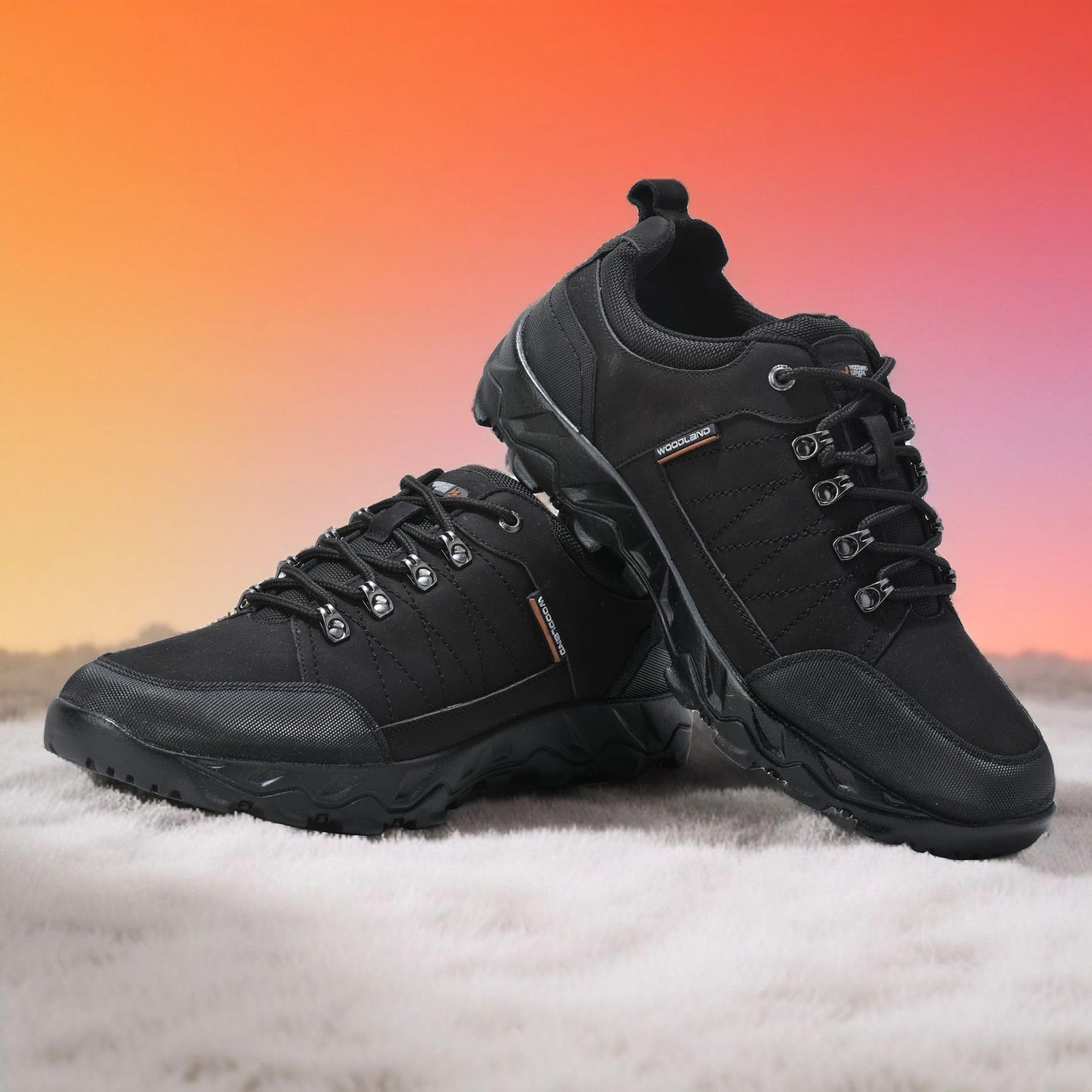 Woodland Men's Black Nubuk Casual Shoes-10 UK (44EURO) (OGC 6533024)