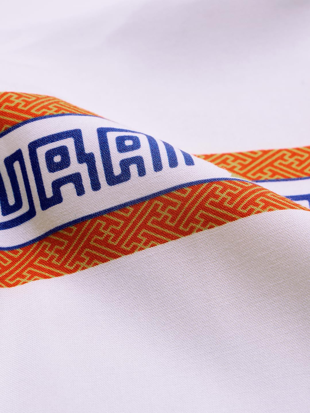 The Souled Store Samurai Men and Boys Short Sleeves Collared Neck Button Front White Graphic Printed Rayon Holiday Shirts