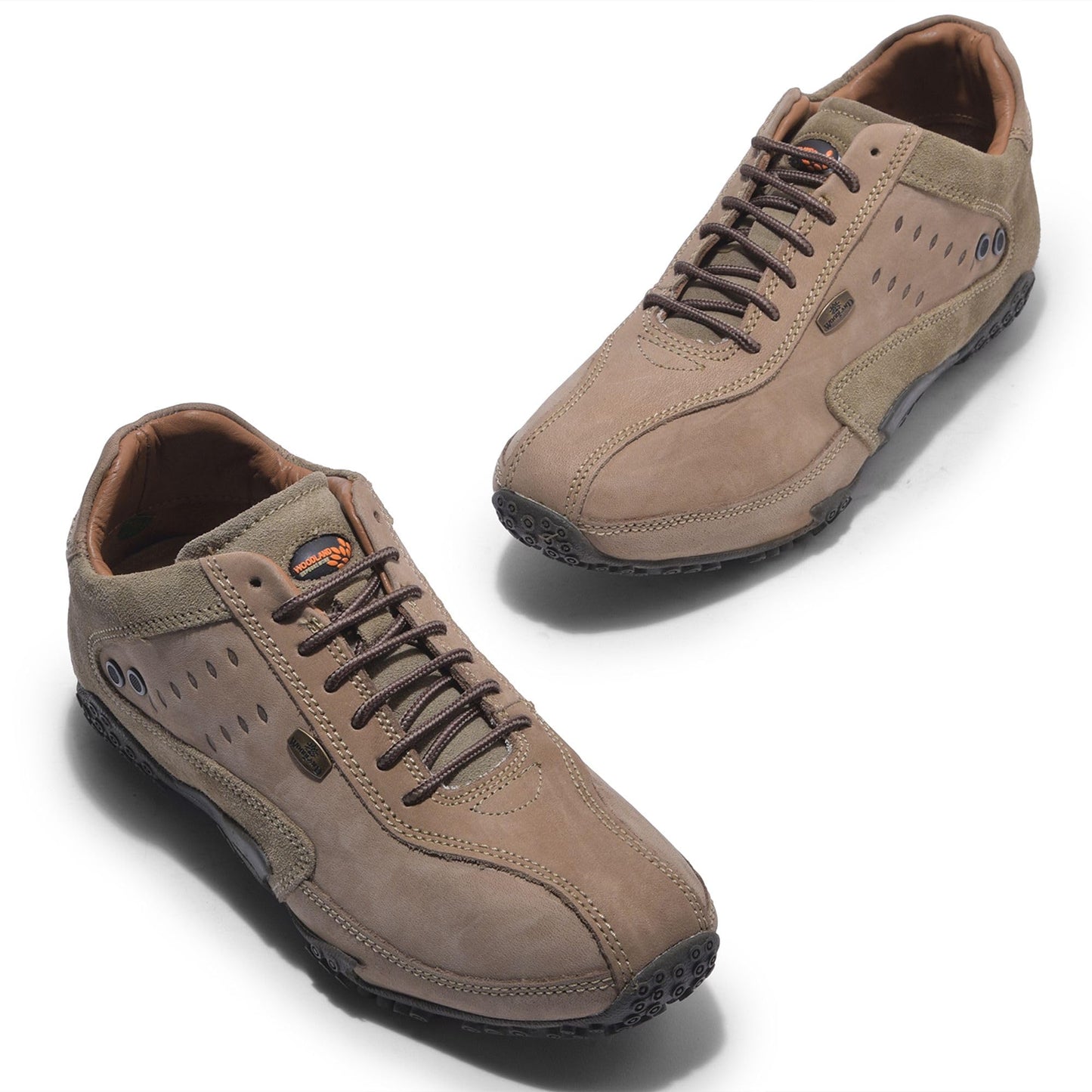 Woodland Mens GC 0572108NW Khaki Casual Shoe - 7 UK (41 EU)(GC 0572108NW)