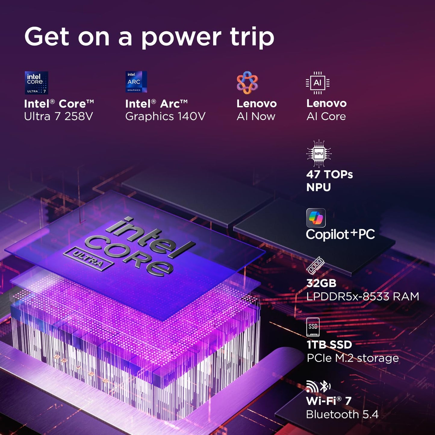 Lenovo Yoga Slim 9 Intel Evo Core Ultra 7 258V Touchscreen Laptop (32GB RAM/1TB SSD/14 (35.5cm)/4K WQUXGA OLED/AI PC AI Now/Copilot+ PC/Windows 11/Office 2024/1Yr ADP/Teal/1.2Kg), 83CX002LIN