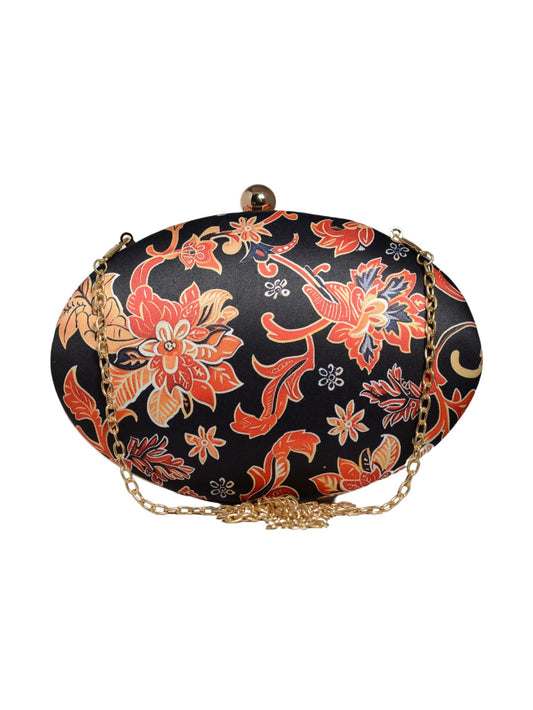 Artklim Oval Shaped Clutch Bag For Women With Detacheble Strap | Gifts for women & girls