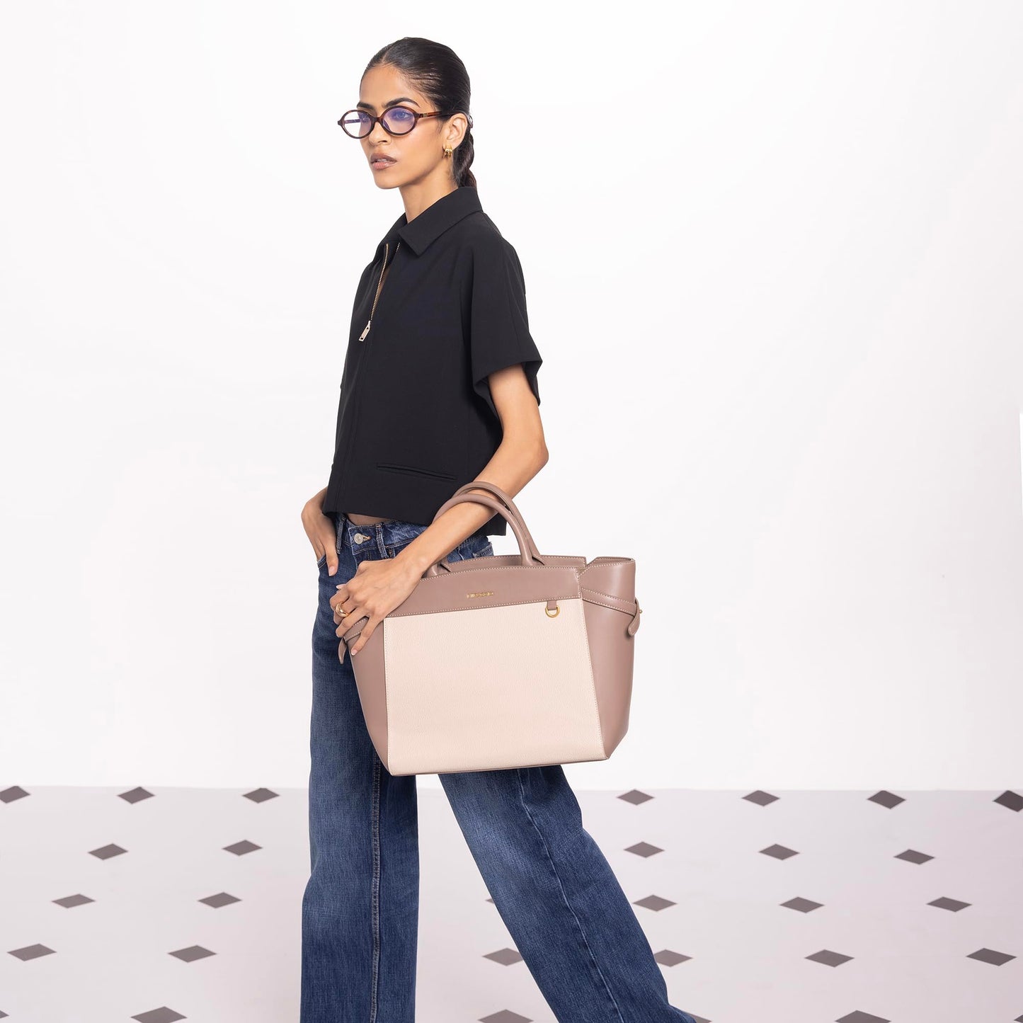 Miraggio Kayla Tote Bag (Taupe)