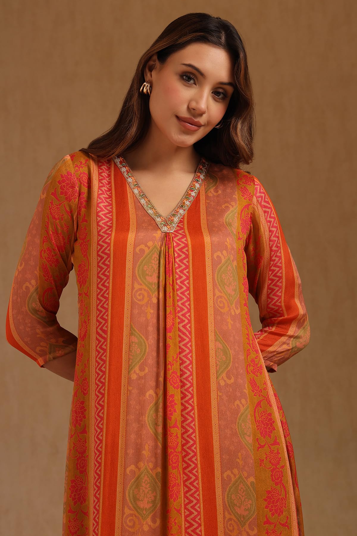 Soch Women's Chinon Maxi Dress