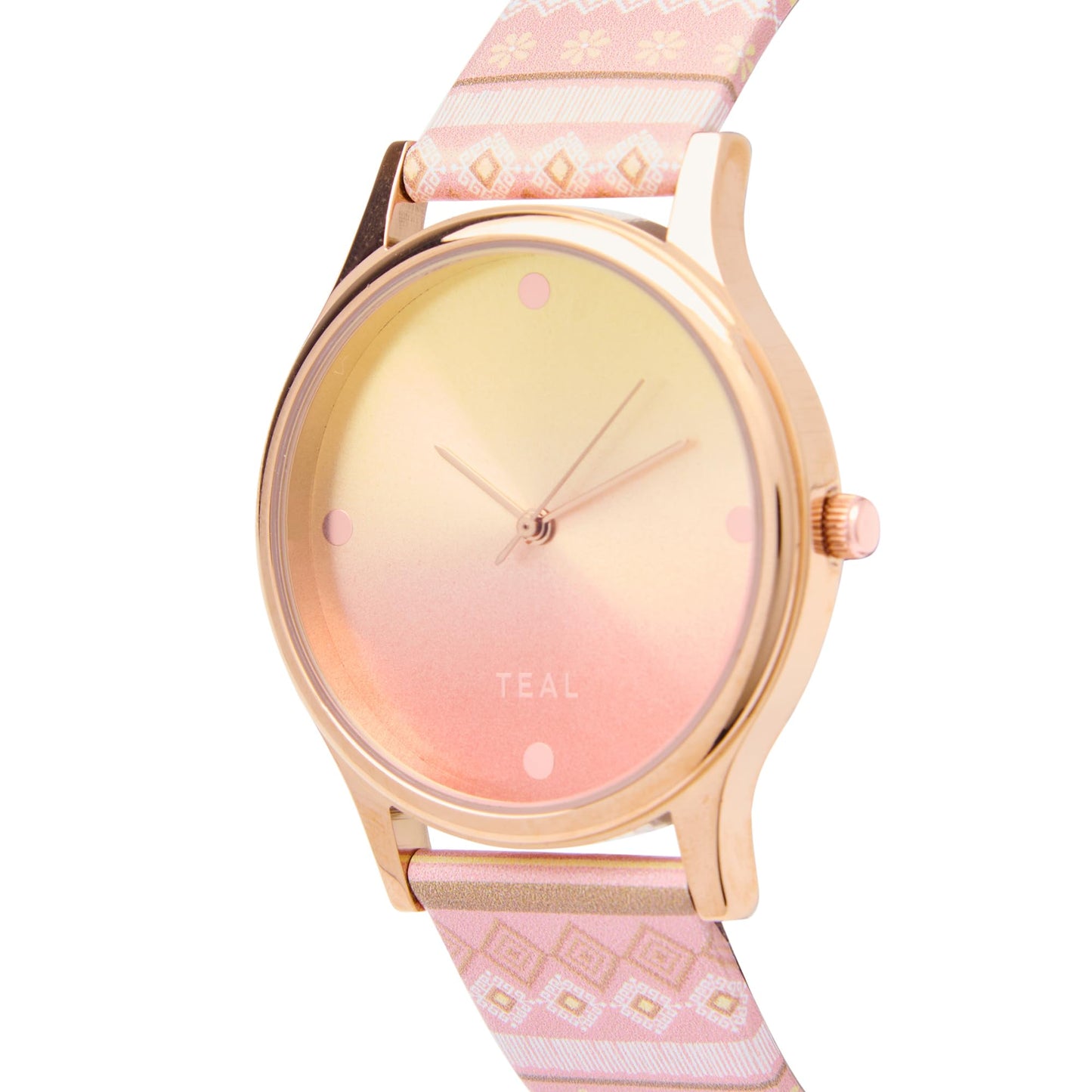 TEAL BY CHUMBAK Round Dial Analog Hand Watch for Women, Gifts for Women/Girls/Ladies, Stylish Fashion Watch for Casual/Work