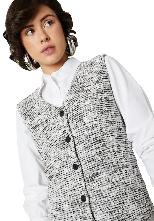 Max Women's A-Line Coat (C24WCTFSKT556_White