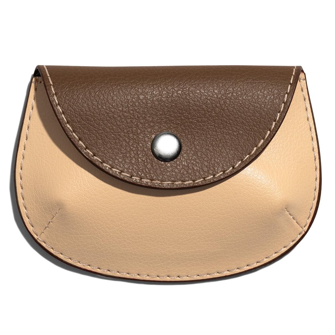 DailyObjects Pellet Cable/Coin Wallet | Multipurpose Faux Leather Wallet/Clip Organiser/Cable Holder/Coin Wallet- Brown