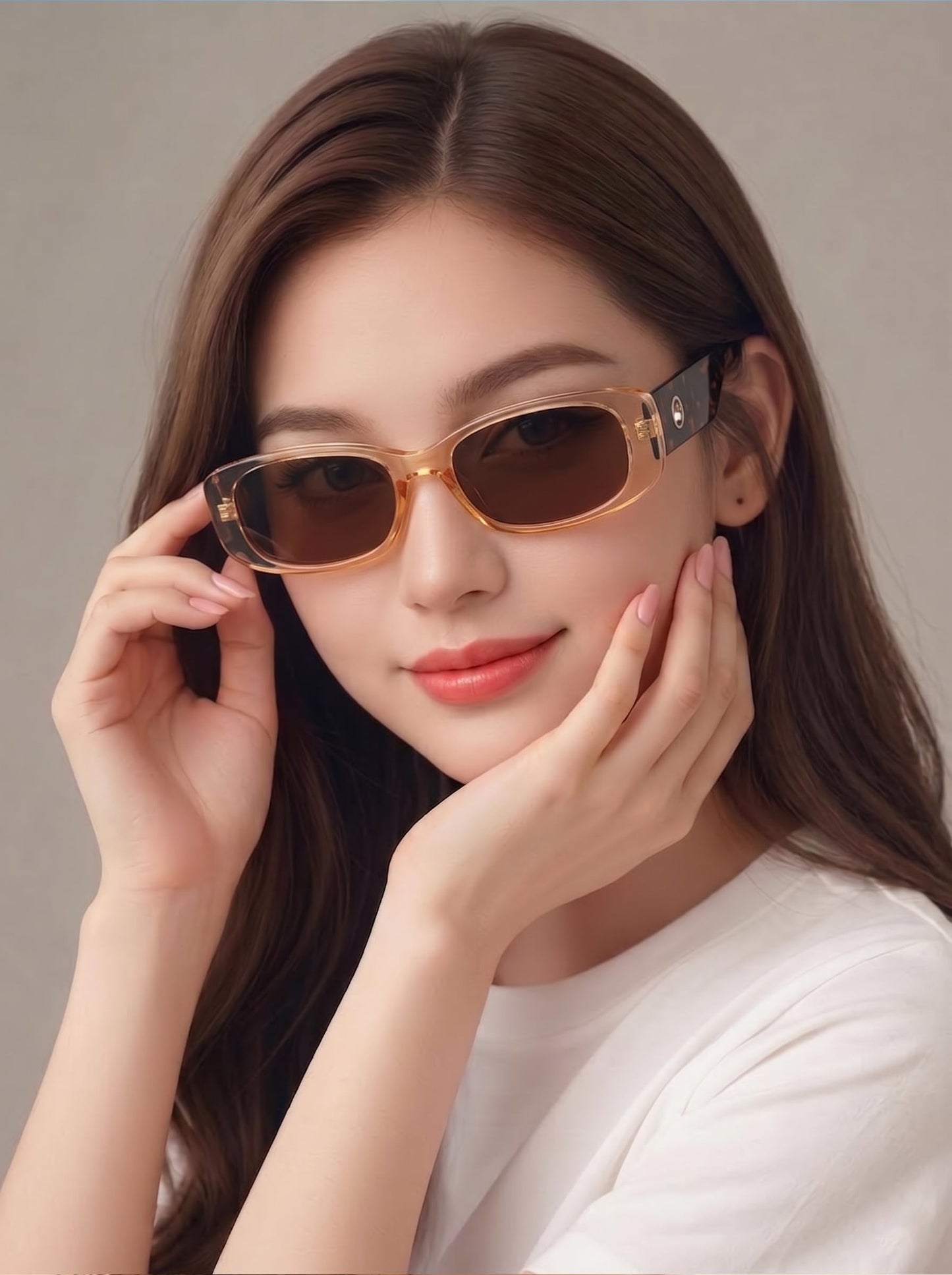 Vibe lens Trendy Retro Oval Sunglasses for Men & Women | Black Polycarbonate Frame | UV400 Protection | Classic Sun Glasses | Cooling Glass | Retro Shades
