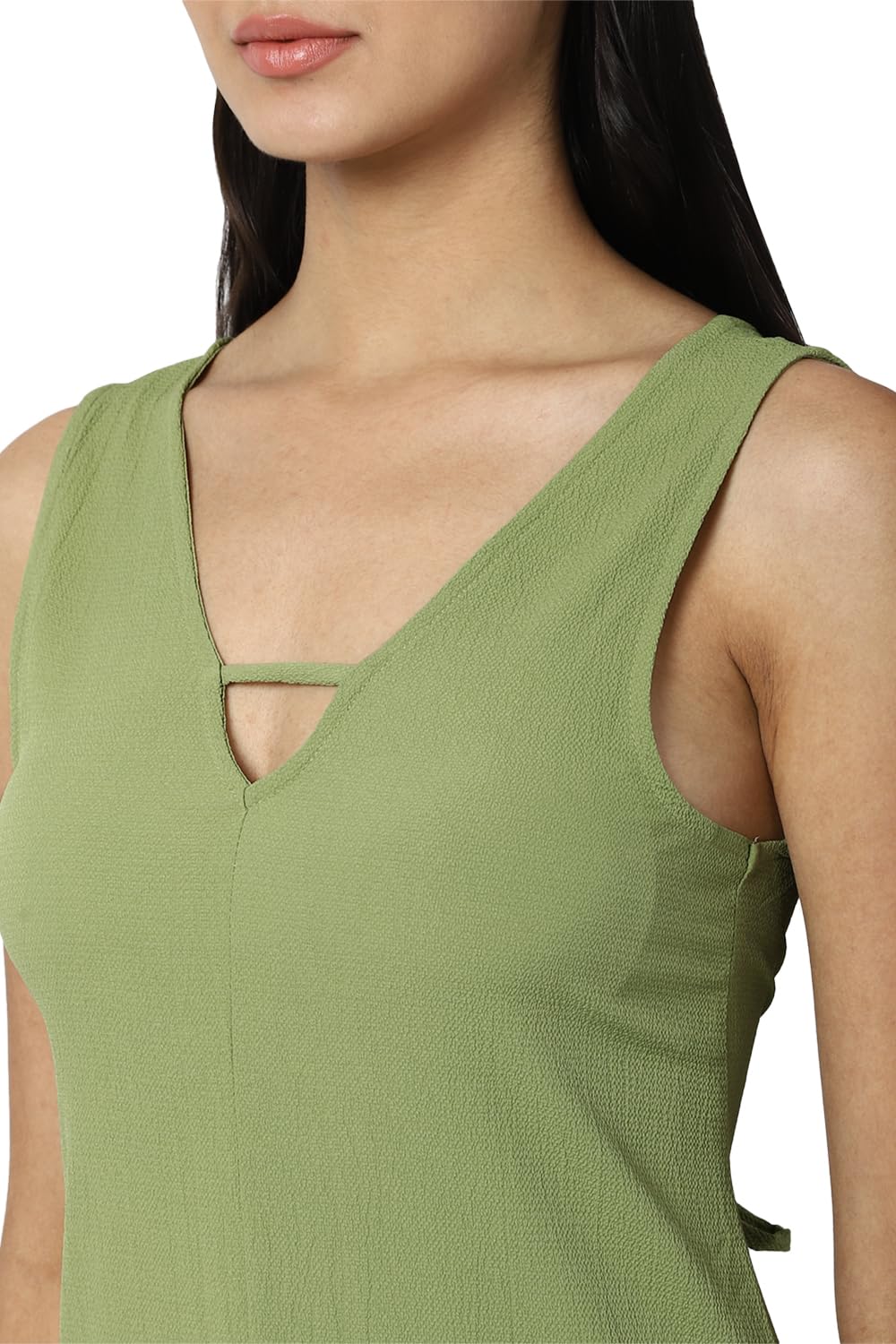 FOREVER 21 Women's Polyester Classic Midi Dress (594679_Green