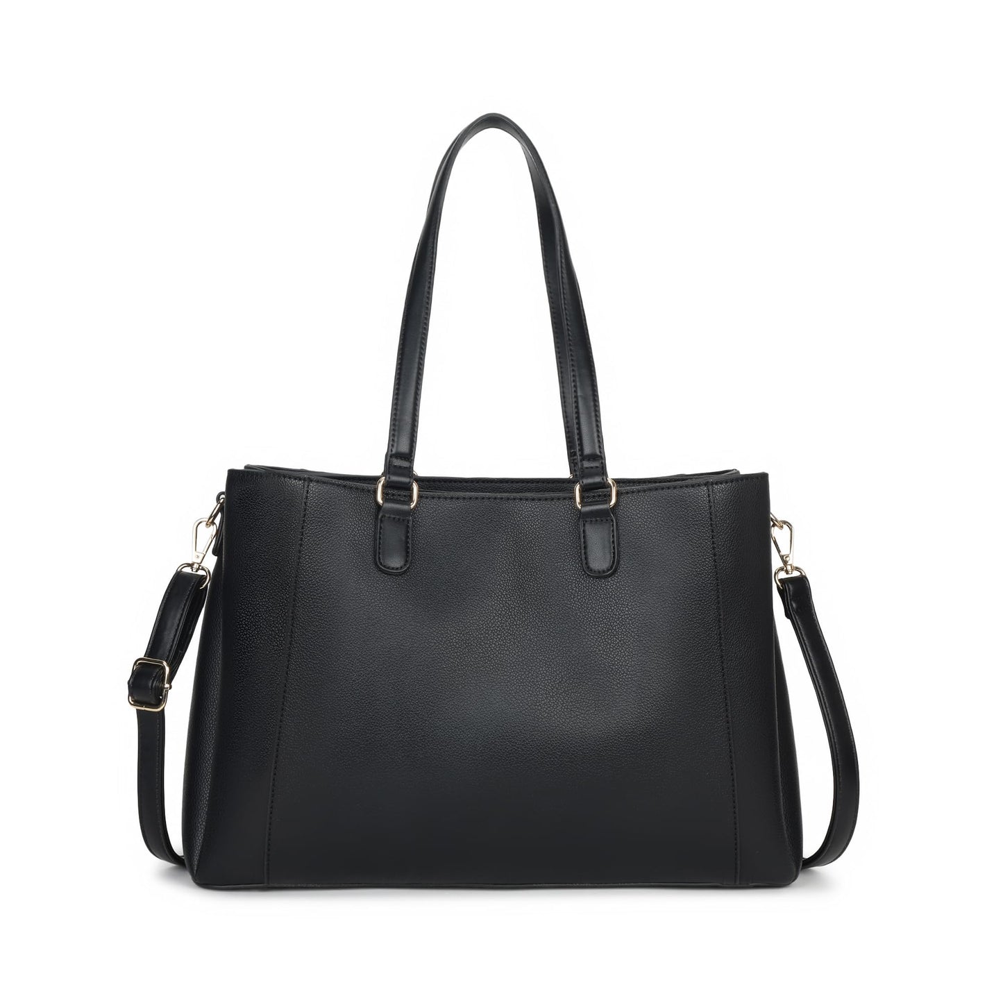 Fastrack PowerEdge Tote | Pebbled Faux-Leather Women’s Laptop Bag | 14-Inch Laptop Compartment, 3 Spacious Sections & Detachable Strap | Work, Travel & Everyday Tote