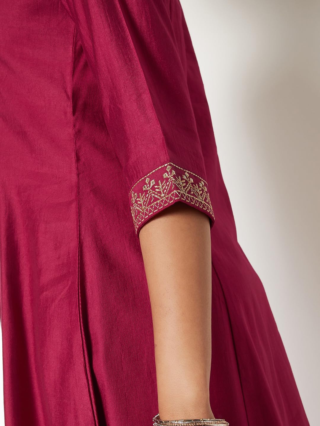 Max Women's Polyester Blend Kurta Set