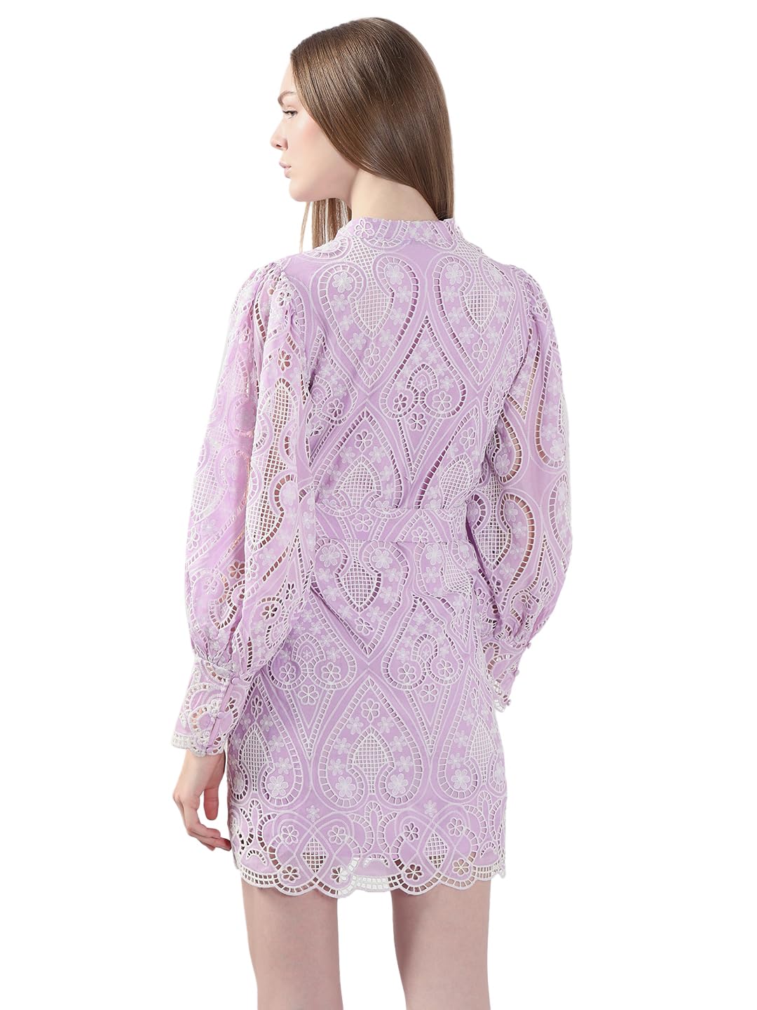 VERO MODA Women's Cotton Fit and Flare Mini Dress