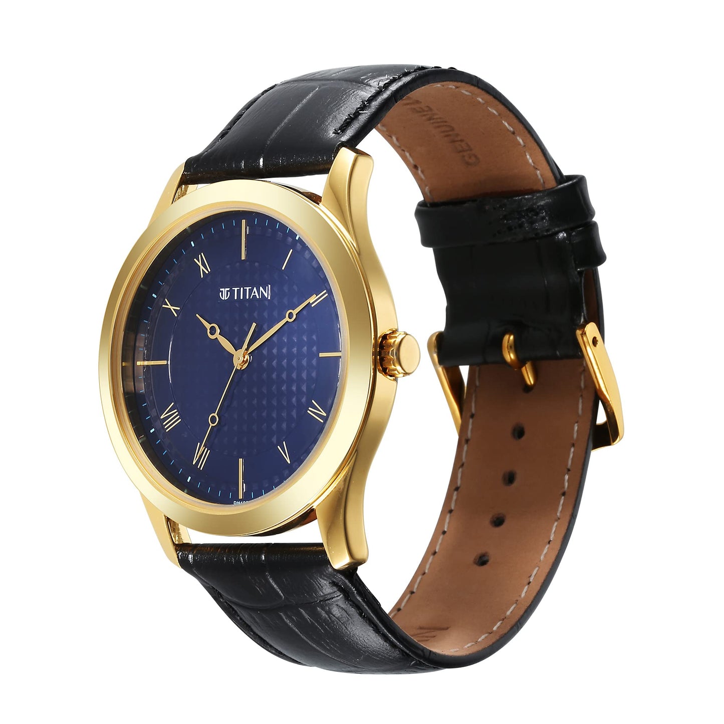 Titan Analog Blue Dial Men's Casual Watch