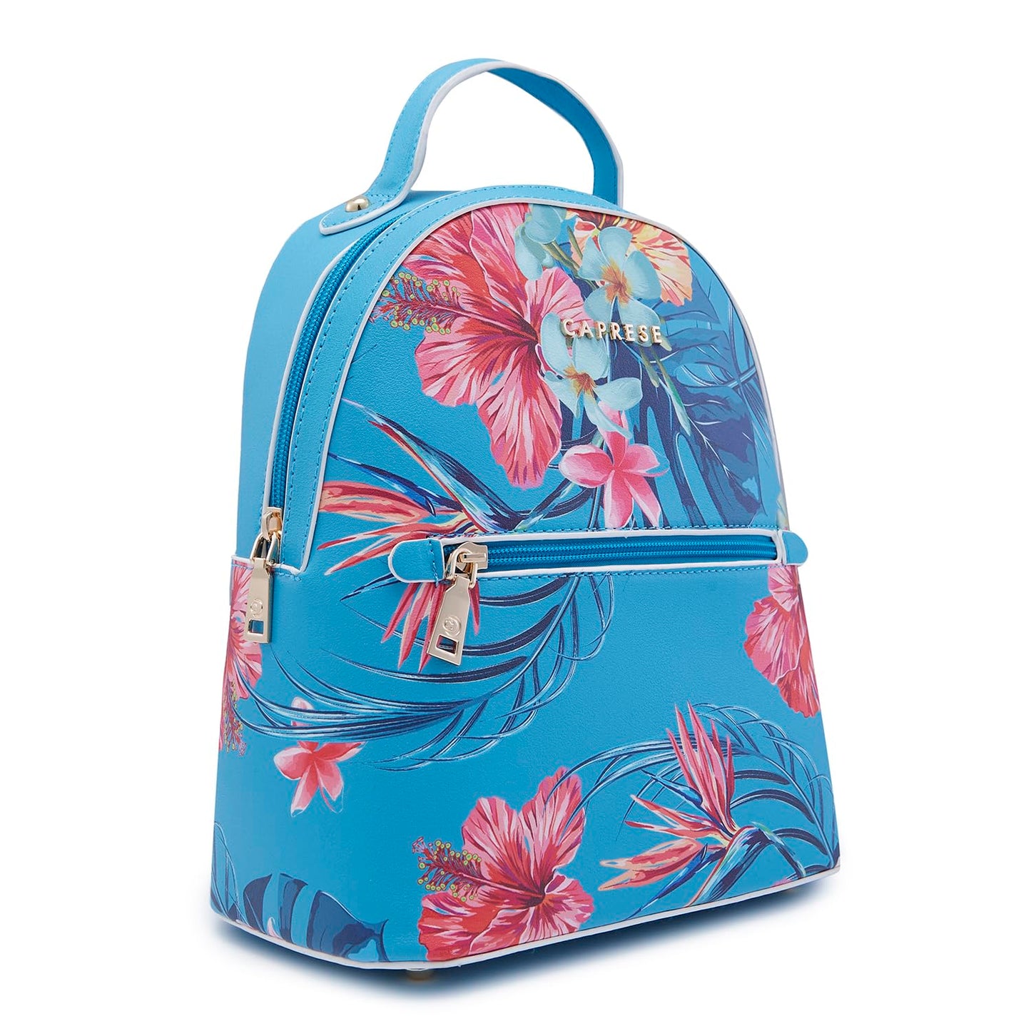 Caprese RENEE FASHION BACKPACK MEDIUM BLUE | WOMEN'S STYLISH BACKPACK | THE KIARA COLLECTION