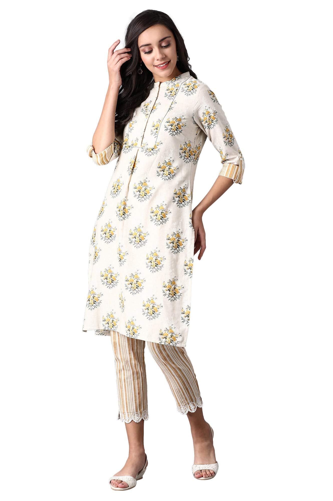 W Cotton Blend Strechable Slim Pants for Women | Cotton Blend Slim Pants for Women | Trousers for Women | W for Woman