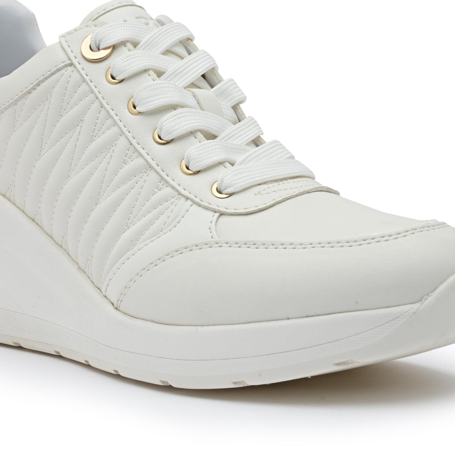 Aldo GRADSKIYA-IN100 Ladies White Wedge Sneakers