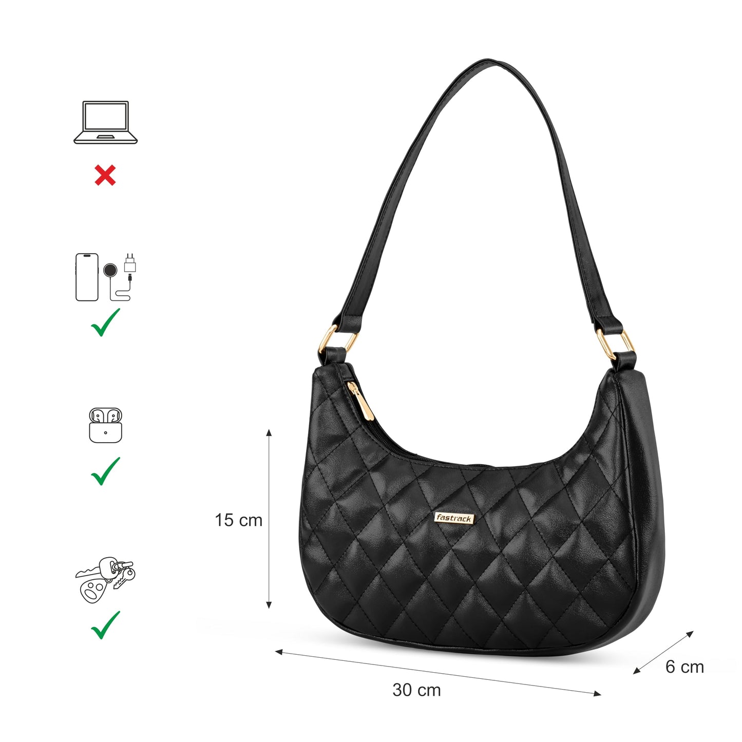 Fastrack Women's Western (Black)