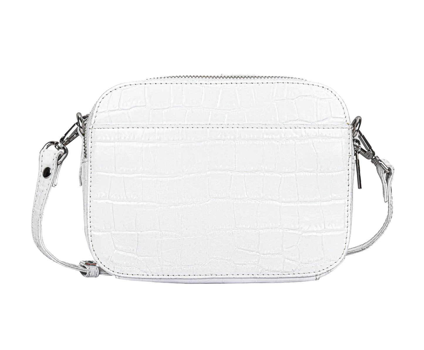 URBAN FOREST Emma Printed White Leather Sling Bag for Women