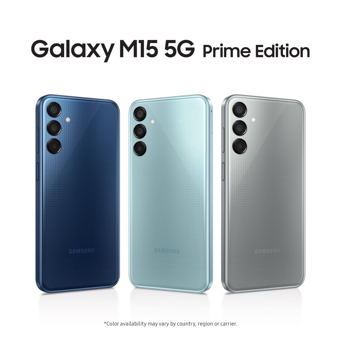 Samsung Galaxy M15 5G Prime Edition (Stone Grey,8GB RAM,128GB Storage)| Super AMOLED Display| 50MP Triple Cam| 6000mAh Battery| MediaTek Dimensity 6100+| 4 Gen. OS Upgrade & 5 Year Security Update