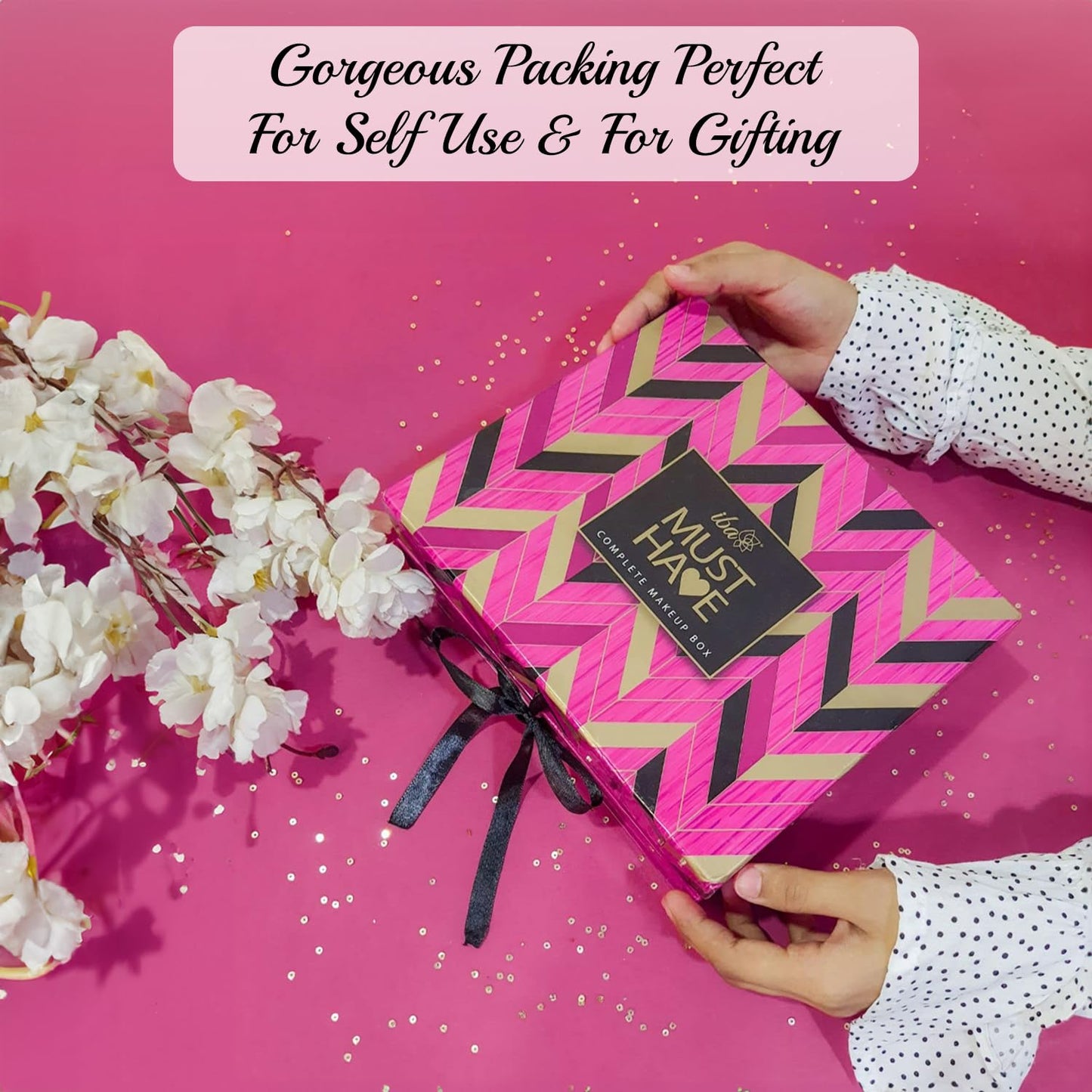 Iba Must Have Complete Makeup Box for Women (Dusky) with 11 Essential Products | Waterproof | Bridal Makeup | Full Face Makeup | 100% Vegan & Cruelty Free