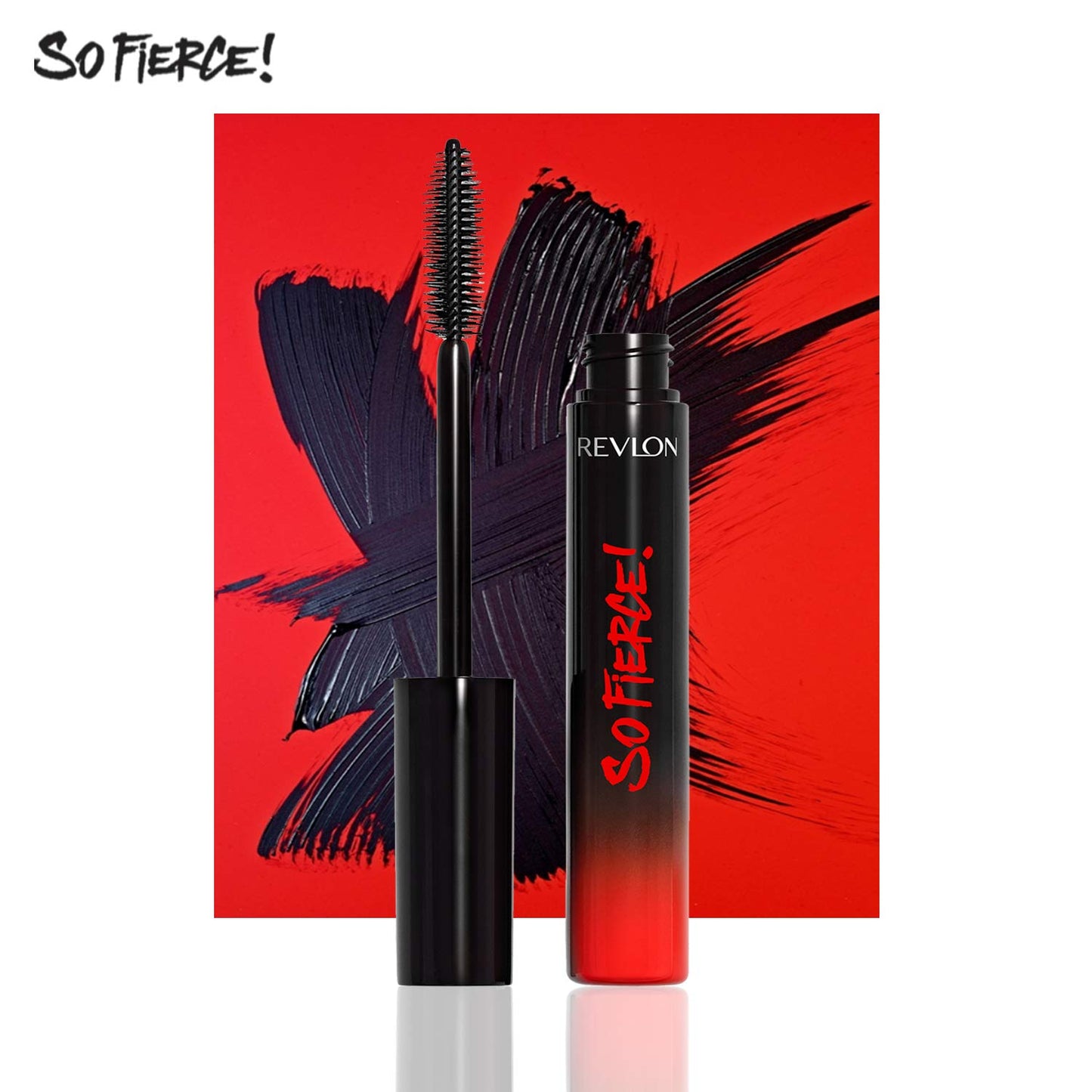 Revlon Mascara, So Fierce Big Bad Lash Eye Makeup, Volumizing, Lasts up to 24 Hours, No Clump, Smudge Proof, Flake Proof, Blackest Black (760), 0.34 Fl Oz