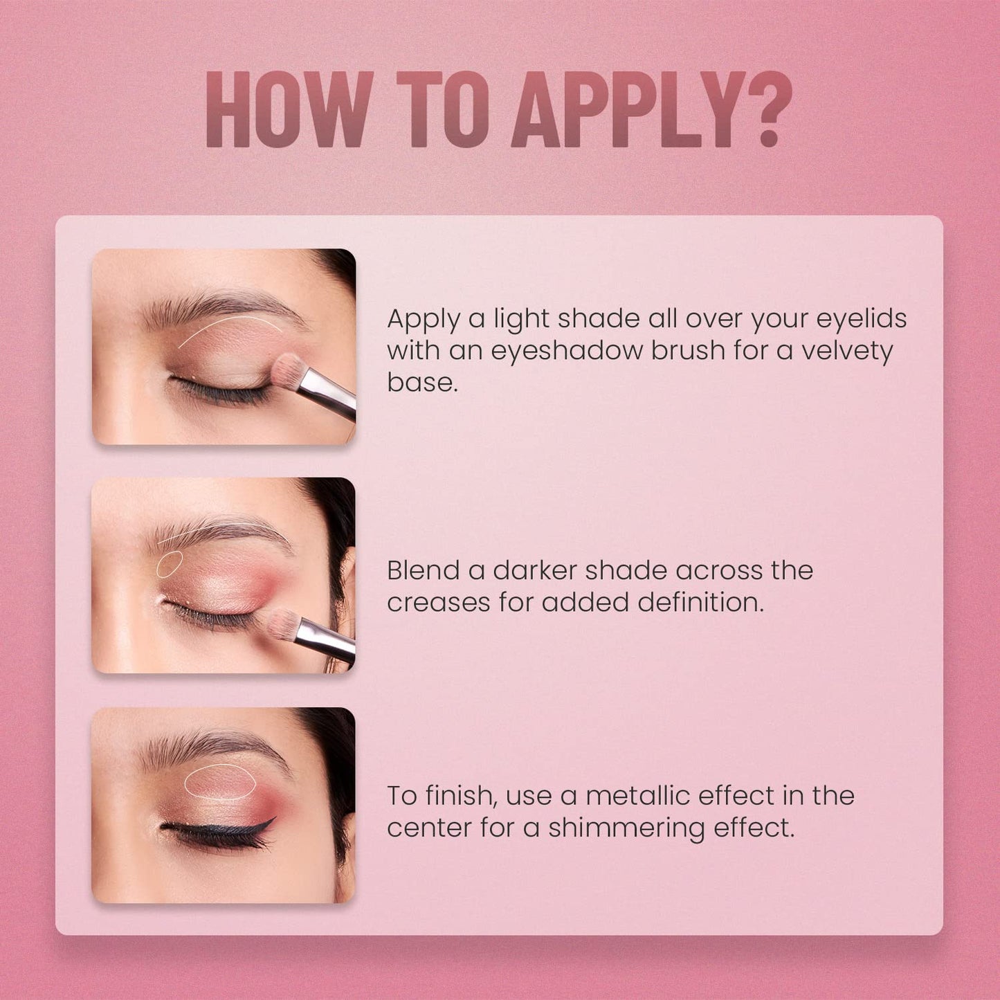 Swiss Beauty Lustre Eyeshadow Palette | 4 Highly Pigmented Shades in Matte & Shine |Long-Lasting | All Skin Types | Shade- Shimmer n shine, 5gm