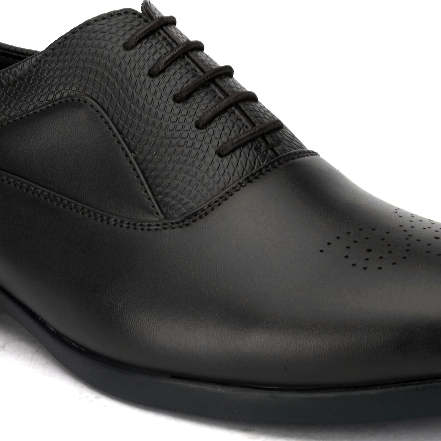STANPHORD Men's Harmony Black Formal Shoes_11 UK (TPAJ 5006)