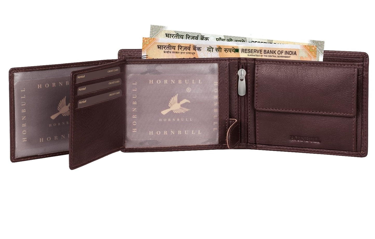 HORNBULL Men's Stella Genuine Leather RFID Blocking Wallet (BW10447)