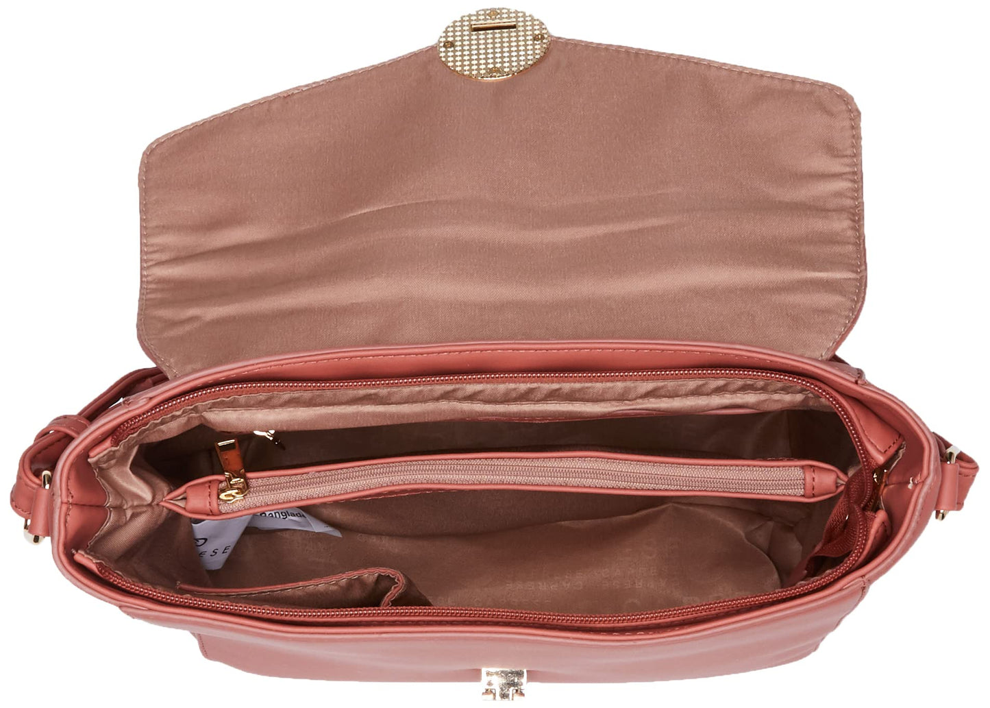 Caprese womens YELENA S Small MUD PEACH Satchel