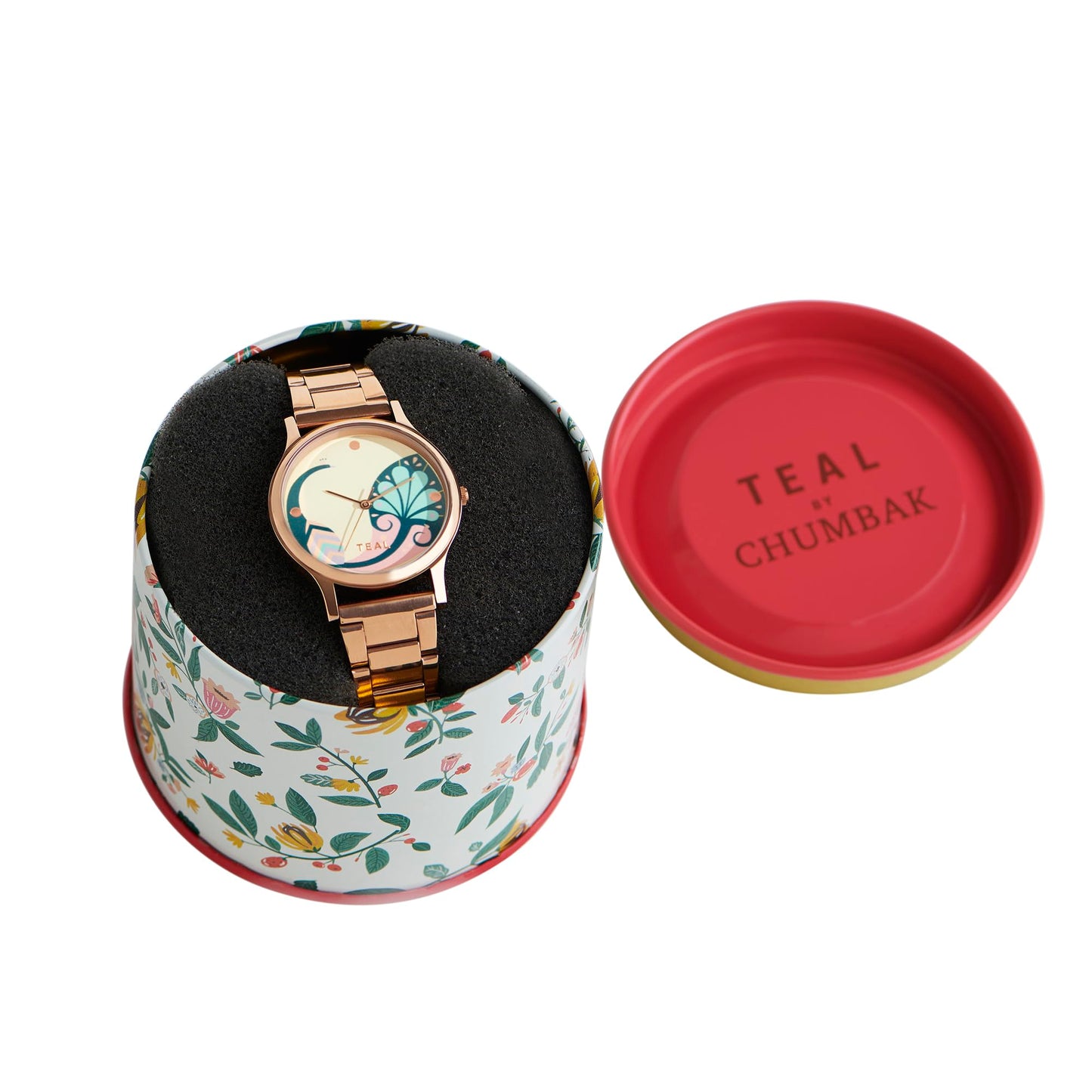 TEAL BY CHUMBAK Round Dial Analog Hand Watch for Women, Gifts for Women/Girls/Ladies, Stylish Fashion Watch for Casual/Work
