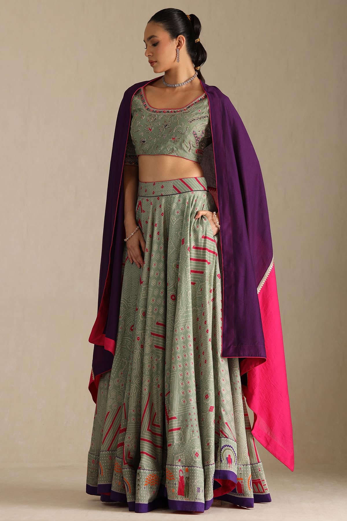 Soch Women's Viscose Lehenga Choli