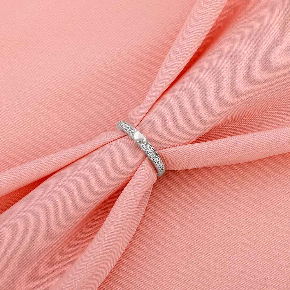 GIVA 925 Silver Zircon Love Island Ring| Best Gift for Girlfriend, Women & Girls | With Certificate & 6 Months Warranty