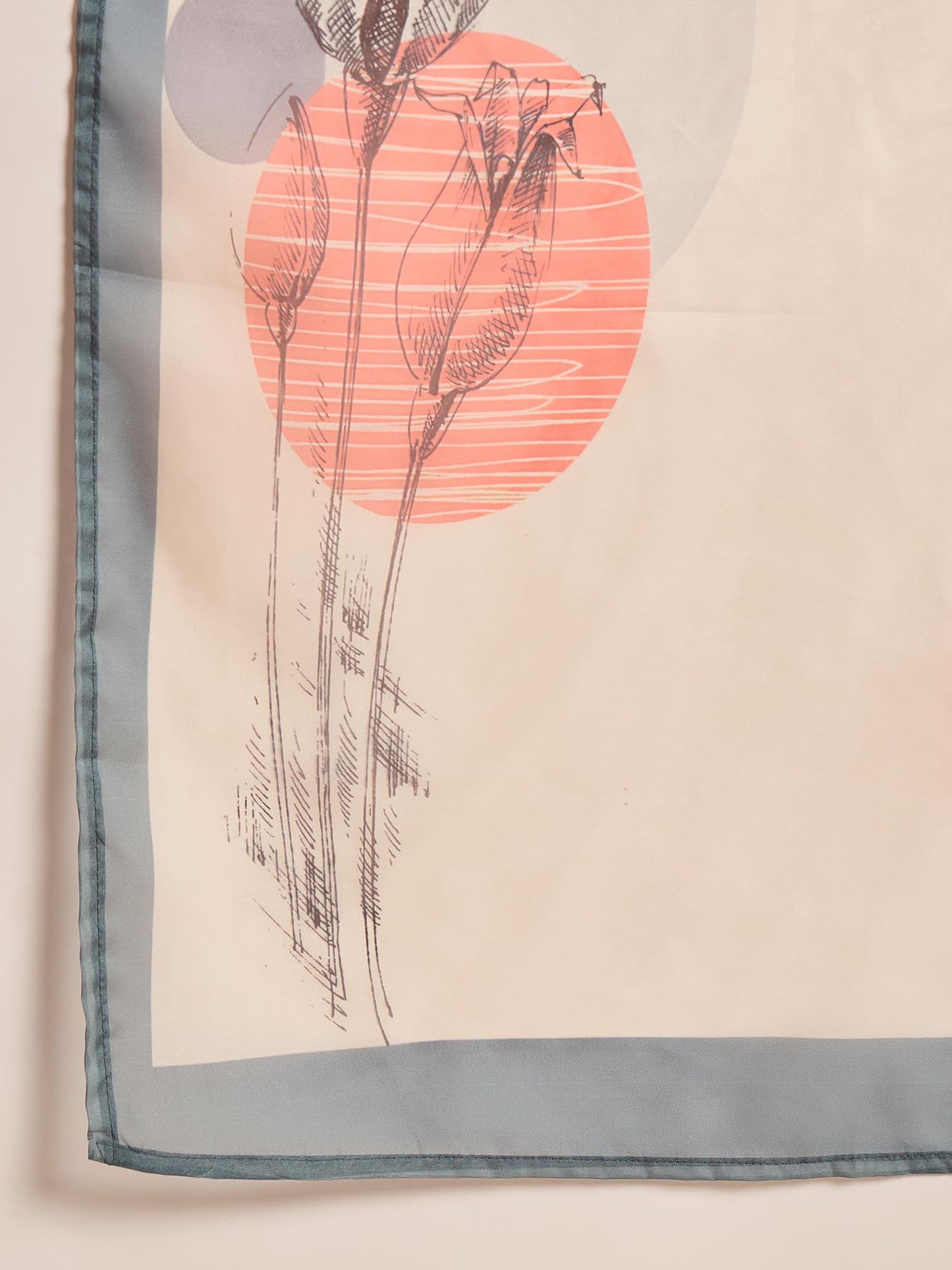 Stylum Women's Printed & Embroidered Soft Organza Straight Kurta Pant Dupatta Set