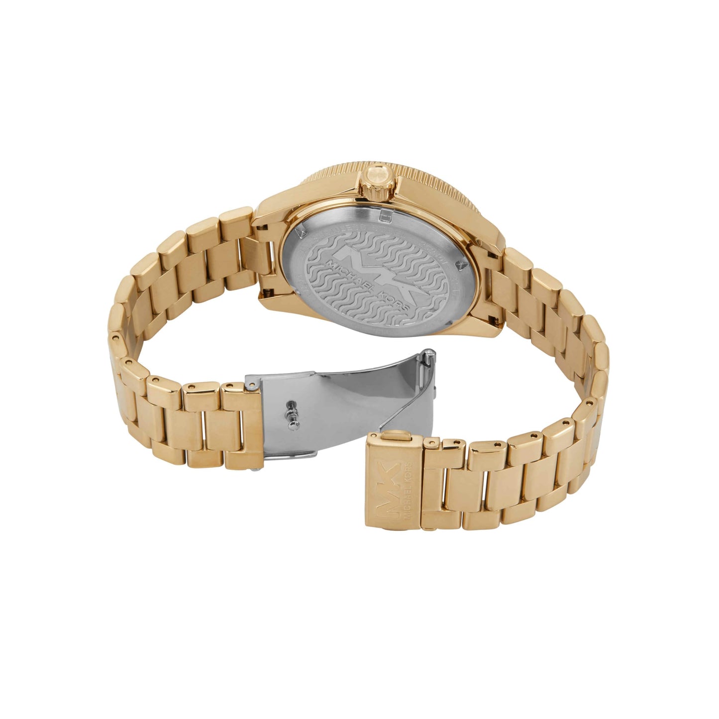 Michael Kors Stainless Steel Analog Green Dial Men Watch-Mk9162, Gold Band