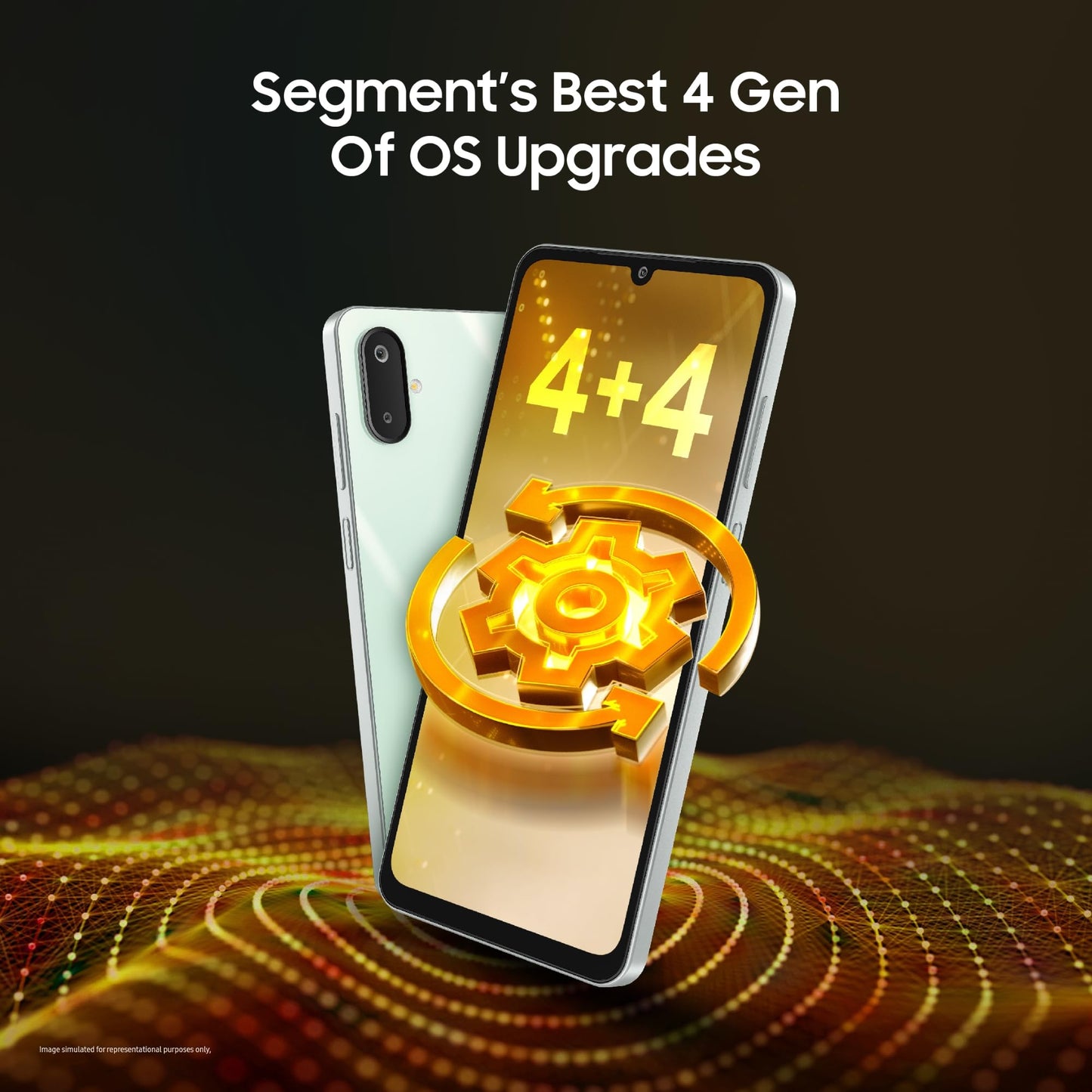 Samsung Galaxy M06 5G (Blazing Black, 4GB RAM, 64GB Storage) | MediaTek Dimensity 6300 | AnTuTu Score 422K+ | 12 5G Bands | 25W Fast Charging | 4 Gen. of OS Upgrades | Without Charger