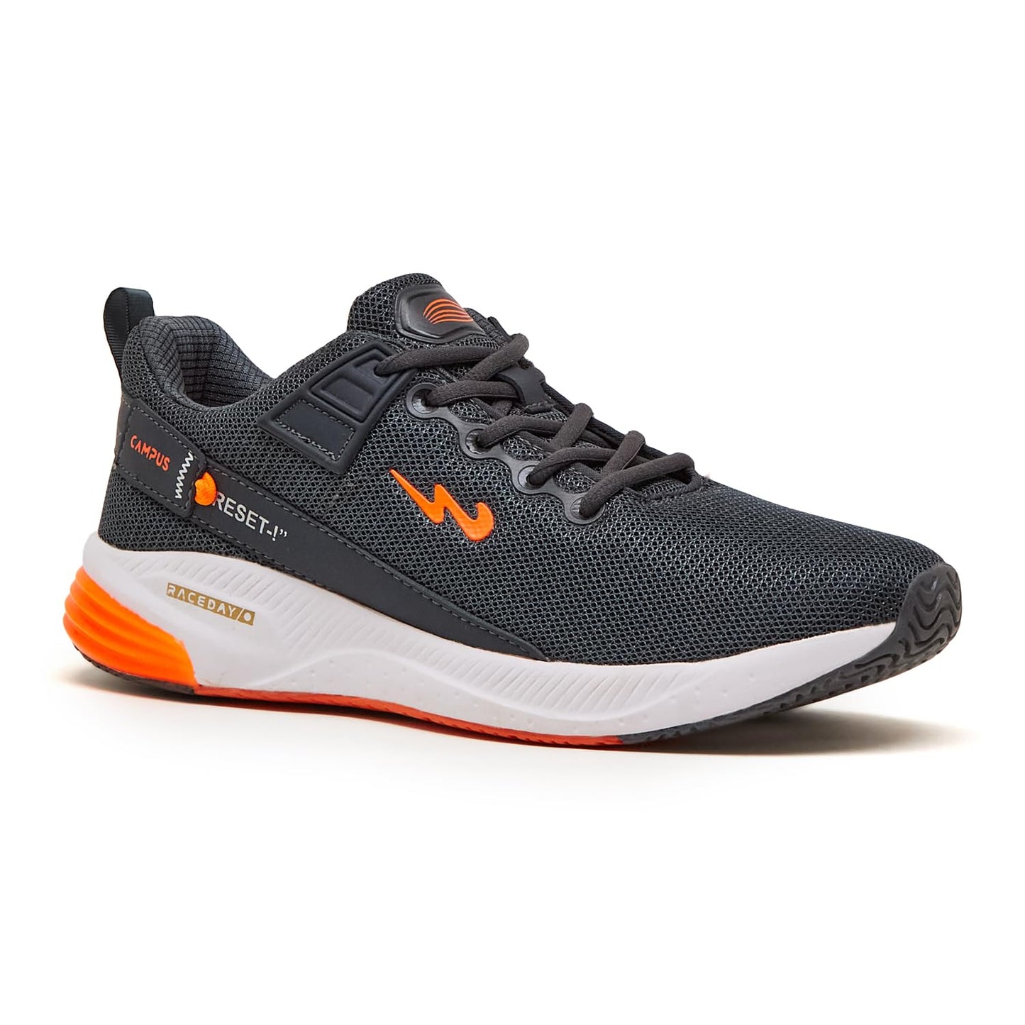 Campus Men's Refresh PRO Gry/ORG Running Shoes - 10UK/India CG-541