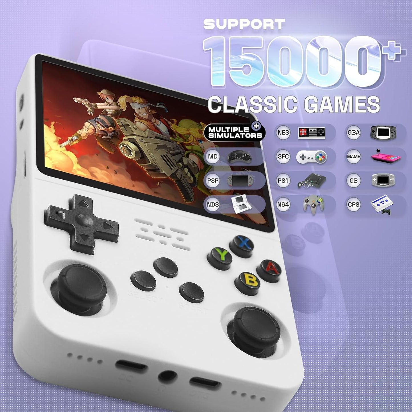 New World R36S Retro Handheld Video Game Console Portable Style Preinstalled Hand Held Game Consoles System Support PSP Games