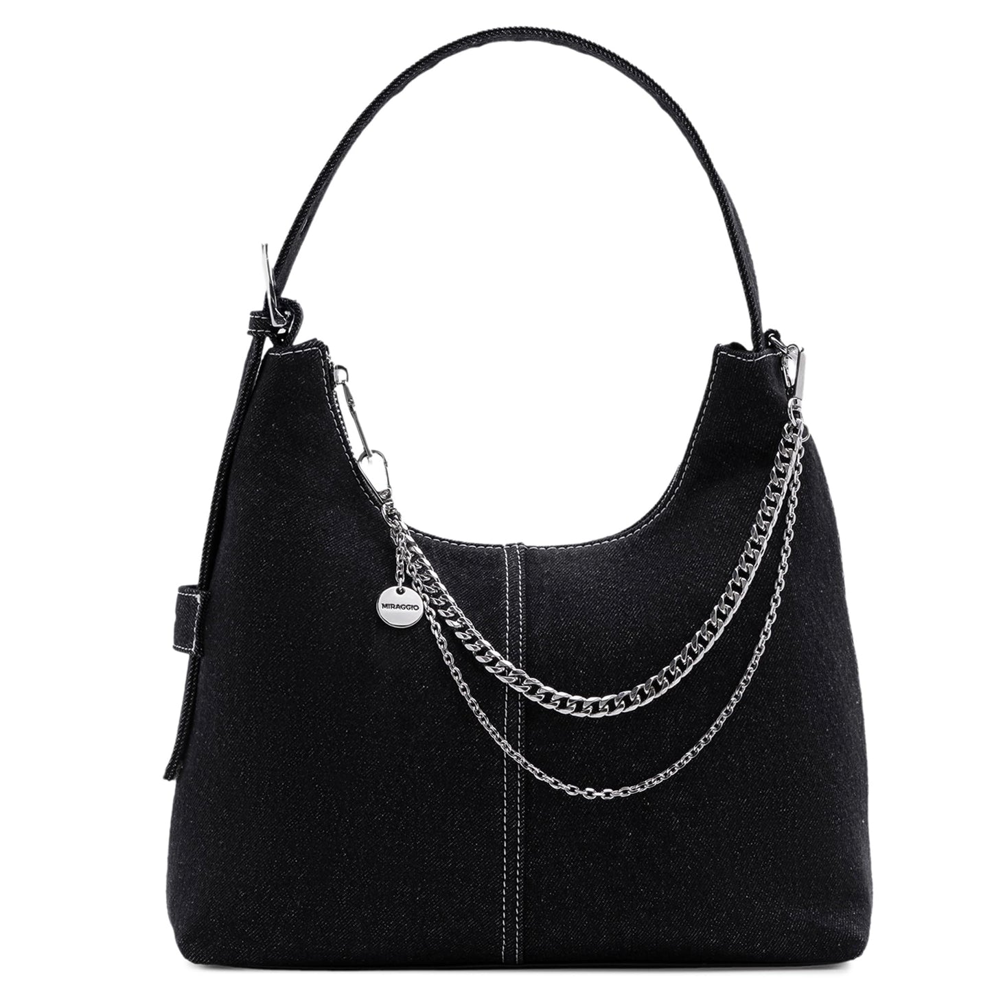 Miraggio Rio Hobo Bag (Black)