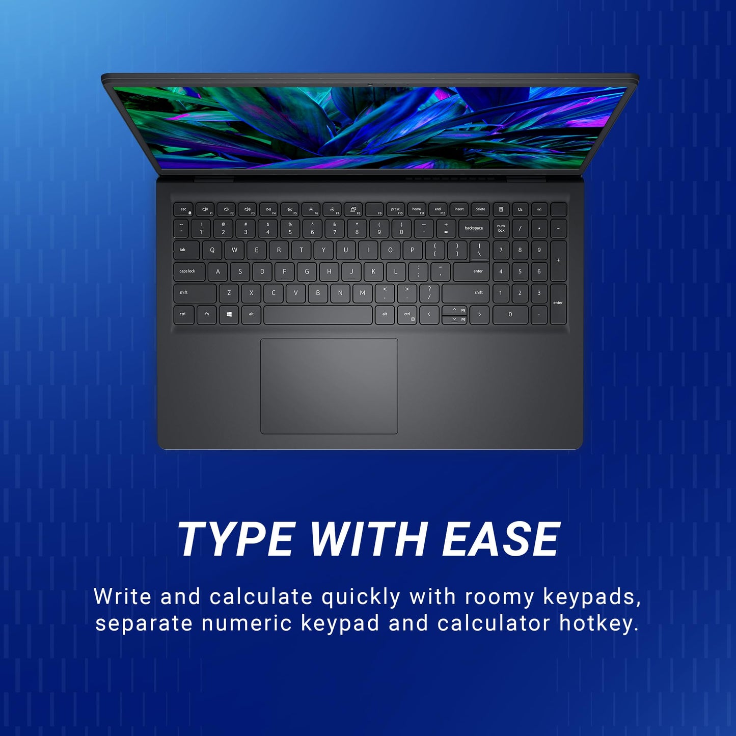 Dell 15 Laptop, 14th Gen Intel Core 3 100U Processor, 8GB DDR4, 512 SSD, Intel UHD Graphics, 15.6" NT FHD 120Hz IPS AG 250 nit Display, Win 11 + Office H&S 2024, Carbon Black, Thin & Light- 1.63Kg