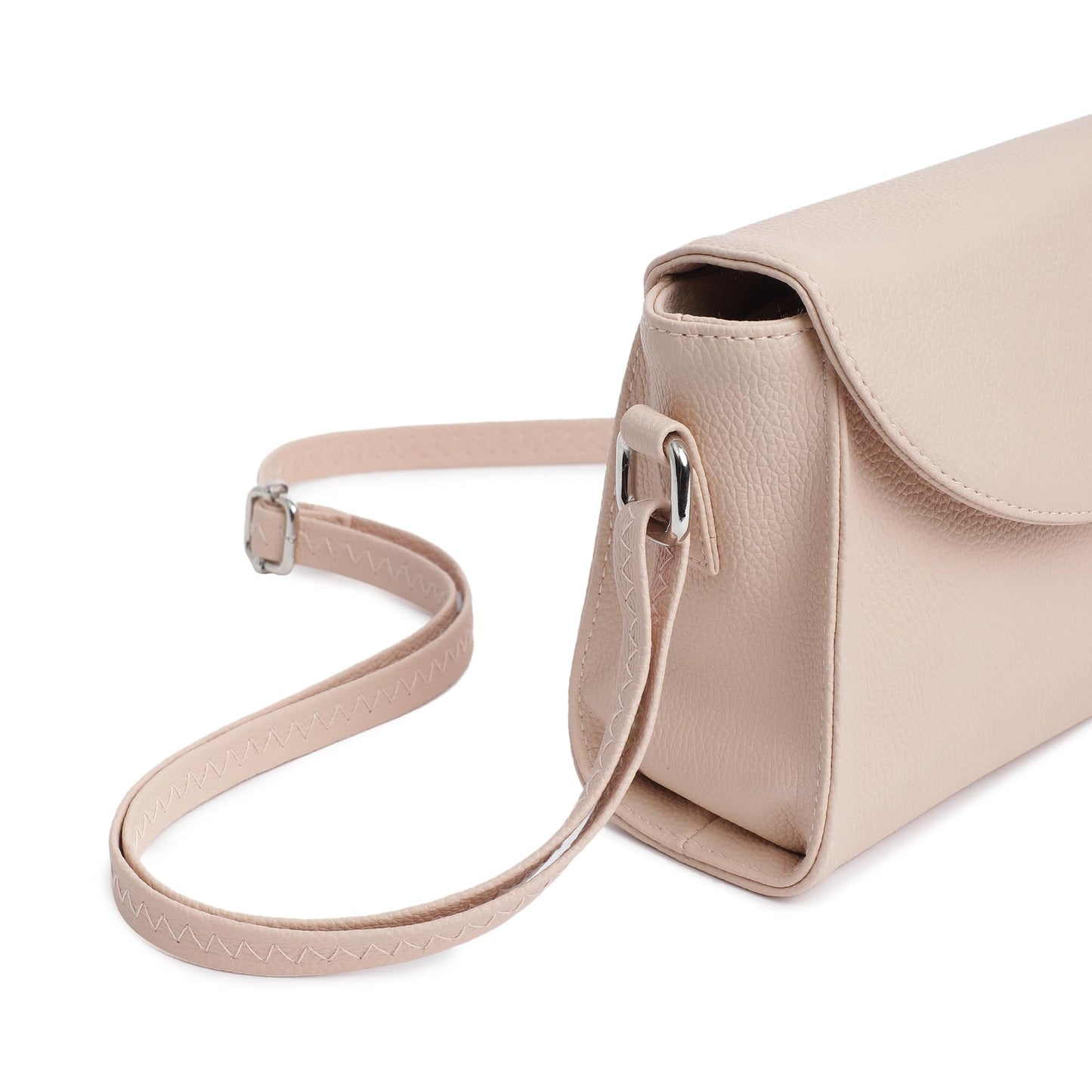 Fastrack Textured Sling Bag for Women | Chic Crossbody Bag for Girls, Ladies, Women | Spacious Bag with Slip Pocket Made of Faux Leather