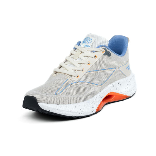 Red Chief Sports Running Shoes for Men & Boys | Stylish Lace-Up Outdoor Shoes | Lightweight Walking-Style Runners | Comfortable Athletic | Grey | Size-6 | R1724 026