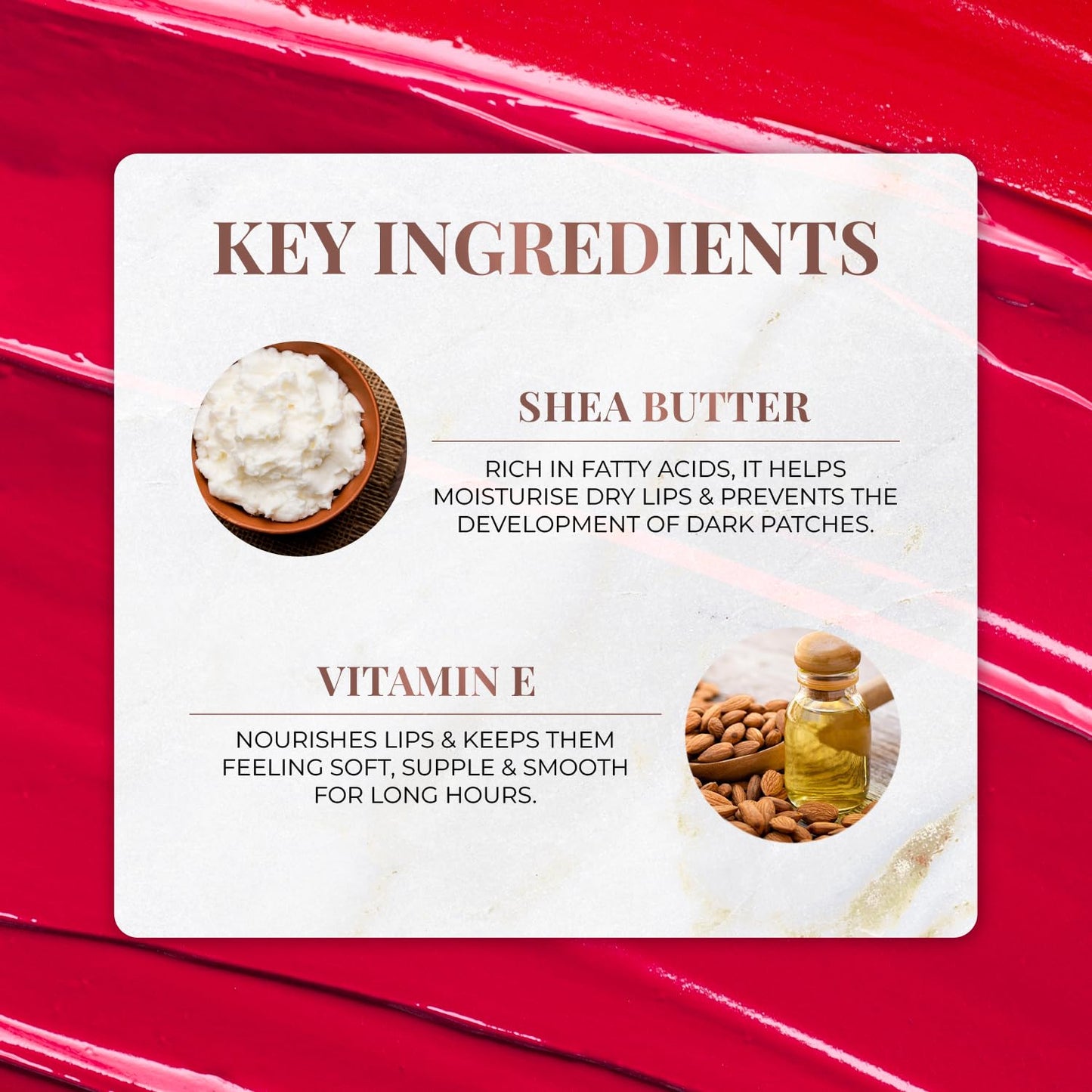 Just Herbs Relaxed Matte Liquid Lipstick Lip colour for Women, Nourishing & Long Lasting Lipsticks 4 ml (Burgundy Bliss)