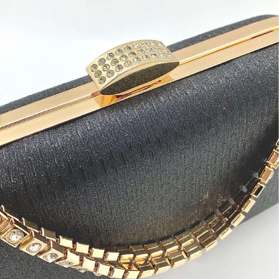 Mastyle® Shimmer Clutch Handbag For Women With Glitter Surface And Designer