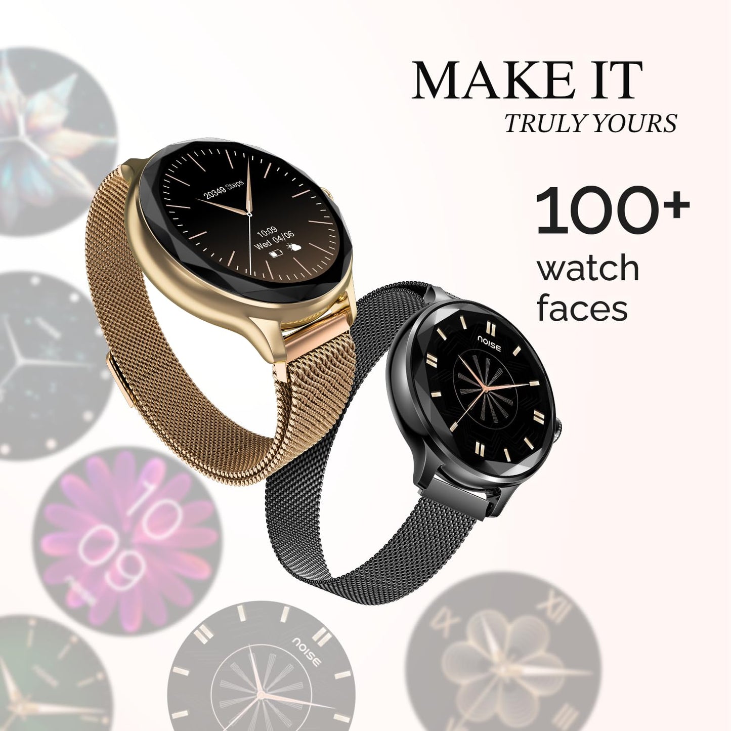 Noise NoiseFit Grace Smartwatch - Gold Link