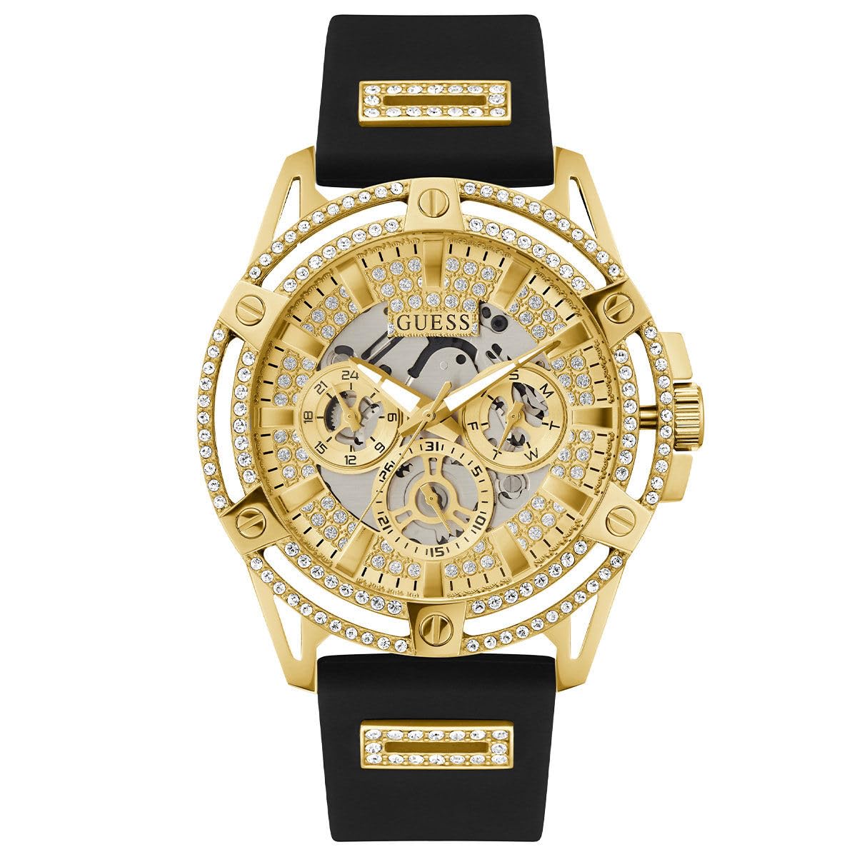 GUESS Chronograph Gold Dial Men's Watch-GW0537G2