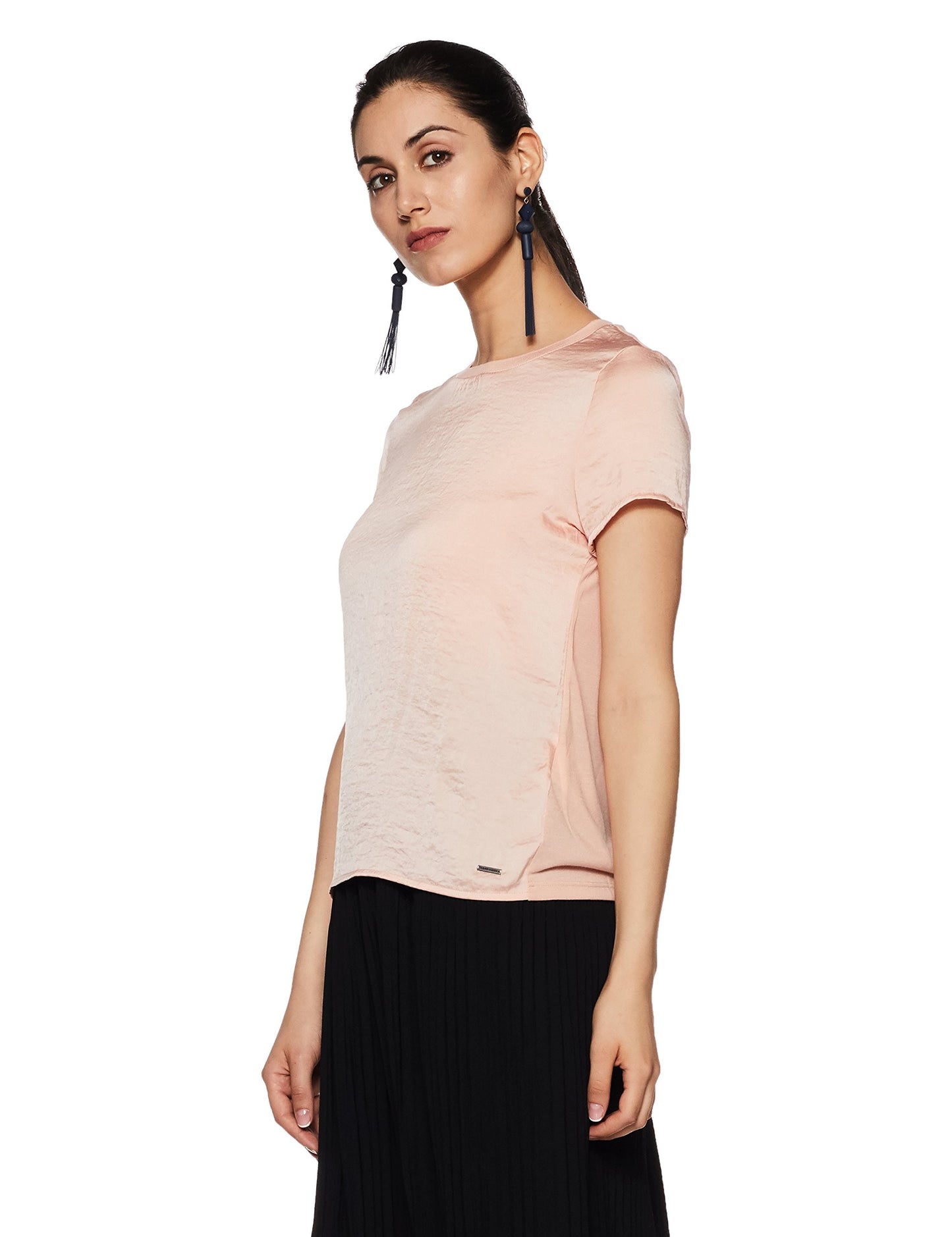 Vero Moda Women's Plain Loose fit Shirt 1950133024_Rose Cloud_XS