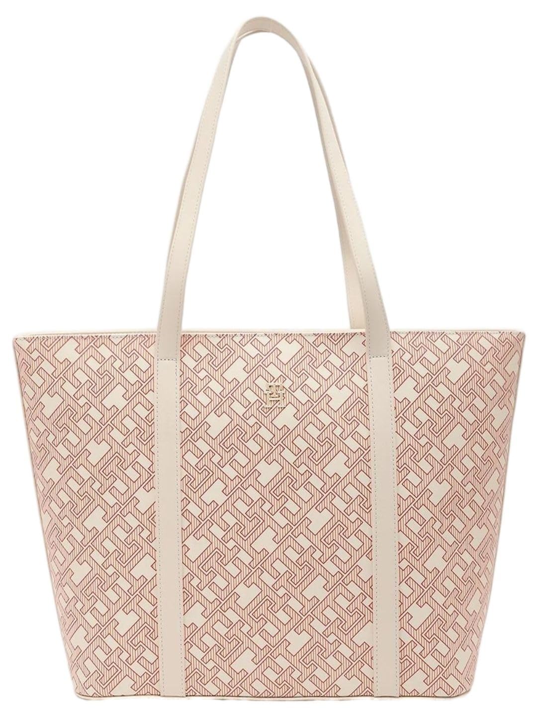 Tommy Hilfiger Logo Orange Pu Tote Bag